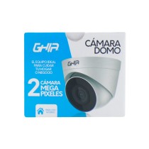 CAMARA GHIA TIPO DOMO 1080P 4 EN 1 AHD/TVI/CVI/CVBS/ 2MP/LENTE DE 2.8MM/ IR 25MTS USO INTERIOR [ GCV-008 ][ CV-1214 ]