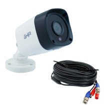 CAMARA GHIA TIPO BALA 1080P 4 EN 1 AHD/TVI/CVI/CVBS/ 2MP/LENTE DE 3.6MM/ IR 25MTS USO EXTERIOR CON C [ GCV-011 ][ CV-1260 ]