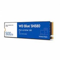 UNIDAD DE ESTADO SOLIDO SSD INTERNO WD BLUE SN580 500GB M.2 2280 NVME PCIE GEN4 LECT.4000MBS ESCRIT. [ WDS500G3B0E-00CHF0WDS500G3B0E ][ HD-3021 ]