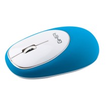 MOUSE ERGONOMICO DE MEMORY FOAM GHIA AZUL/BLANCO /INALAMBRICO/ 1000 DPI [ GT100AB ][ MS-1246 ]