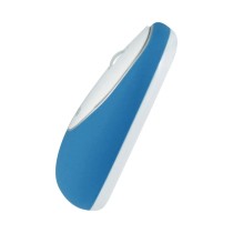 MOUSE ERGONOMICO DE MEMORY FOAM GHIA AZUL/BLANCO /INALAMBRICO/ 1000 DPI [ GT100AB ][ MS-1246 ]