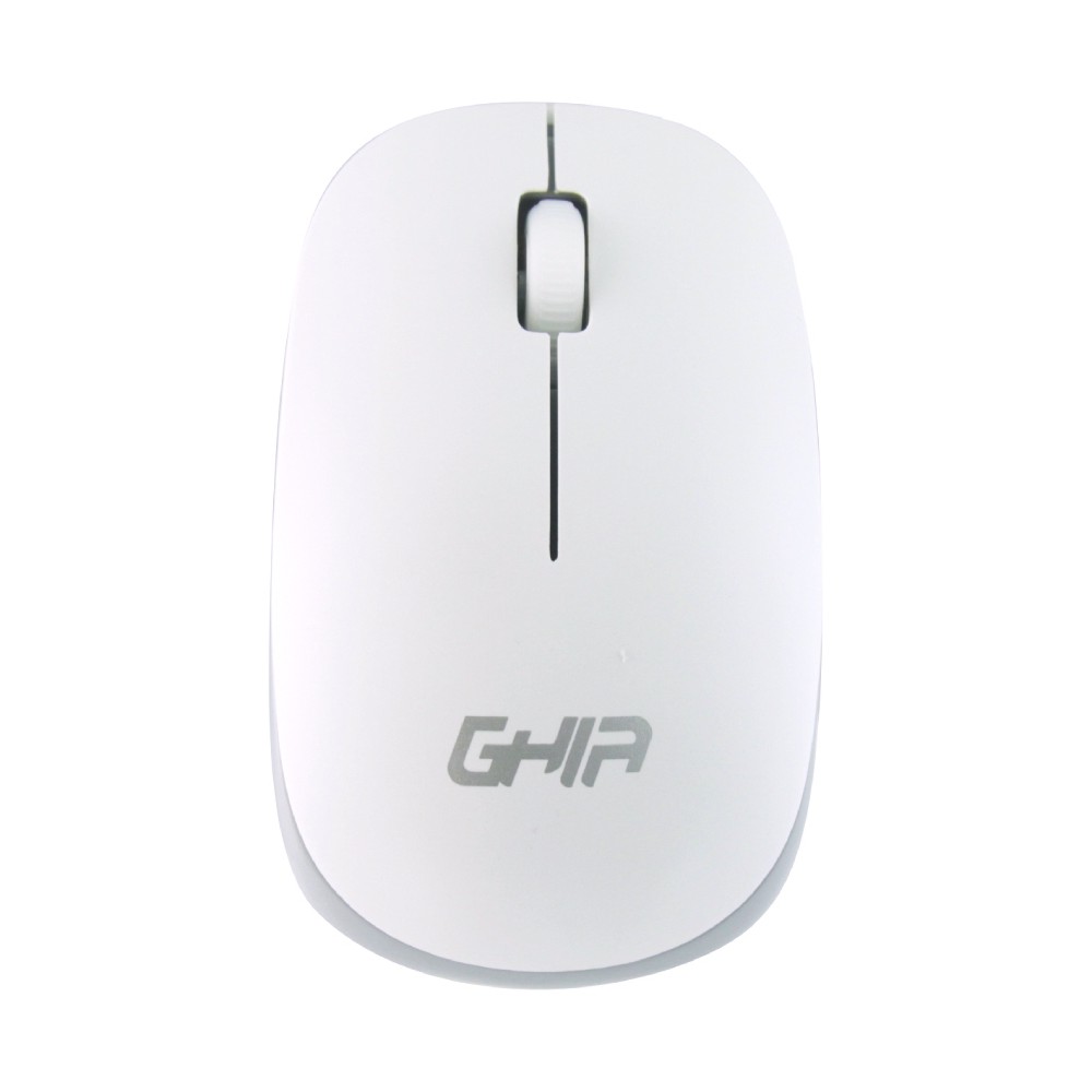 MOUSE INALAMBRICO GM300BG GHIA COLOR BLANCO/GRIS [ GM300BG ][ MS-1249 ]