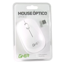 MOUSE INALAMBRICO GM300BG GHIA COLOR BLANCO/GRIS [ GM300BG ][ MS-1249 ]