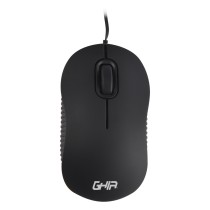 MINI MOUSE USB RETRACTIL GHIA COLOR NEGRO [ GAC-209 ][ MS-1372 ]