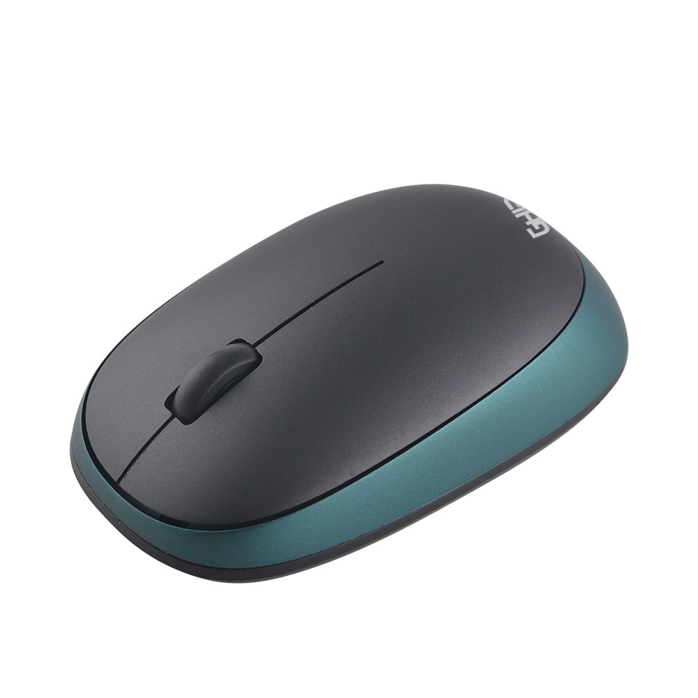 MOUSE INALAMBRICO BASICO GHIA GM150NV COLOR NEGRO/VERDE [ GM150NV ][ MS-1378 ]