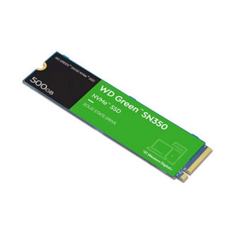 UNIDAD DE ESTADO SOLIDO SSD INTERNO WD GREEN SN350 500GB M.2 2280 NVME PCIE GEN3 LECT.2400MBS ESCRIT [ WDS500G2G0C-00CDH0WDS500G2G0C ][ HD-2880 ]