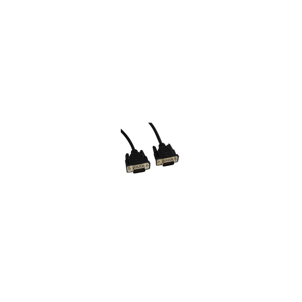 CABLE VGA GHIA PARA MONITOR O PROYECTOR 3M NEGRO MACHO-MACHO [ GCB-034 ][ CB-1595 ]