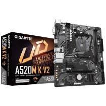 MB GIGABYTE A520 AMD S-AM4 3A GEN/2XDDR4 3200/HDMI/DVI/VGA/4XUSB 3.2/M.2/MICRO ATX/GAMA BASICA [ A520M-K-V2 ][ MB-1257 ]