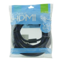 CABLE HDMI GHIA 5 MTS REFORZADO PARA USO RUDO COBRE 4K A 60HZ ETHERNET BOLSA [ GCB-025 ][ CB-1221 ]