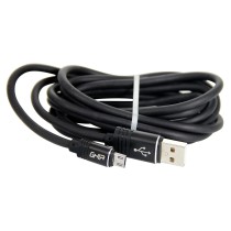 CABLE MICRO USB GHIA 2.0 MTS, DATOS Y CARGA, COLOR NEGRO [ GAC-150 ][ CB-1431 ]