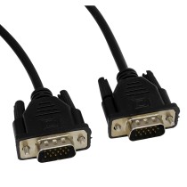 CABLE VGA GHIA PARA MONITOR O PROYECTOR 1.8M NEGRO MACHO-MACHO ECONOMICO [ GCB-033 ][ CB-1591 ]