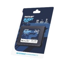 UNIDAD DE ESTADO SOLIDO INTERNO 240GB PATRIOT BURST ELITE 2.5 SATA 3 LECT.450/ESCR.320MBS 7MM PC/LAP [ PBE240GS25SSDR ][ HD-2661 ]