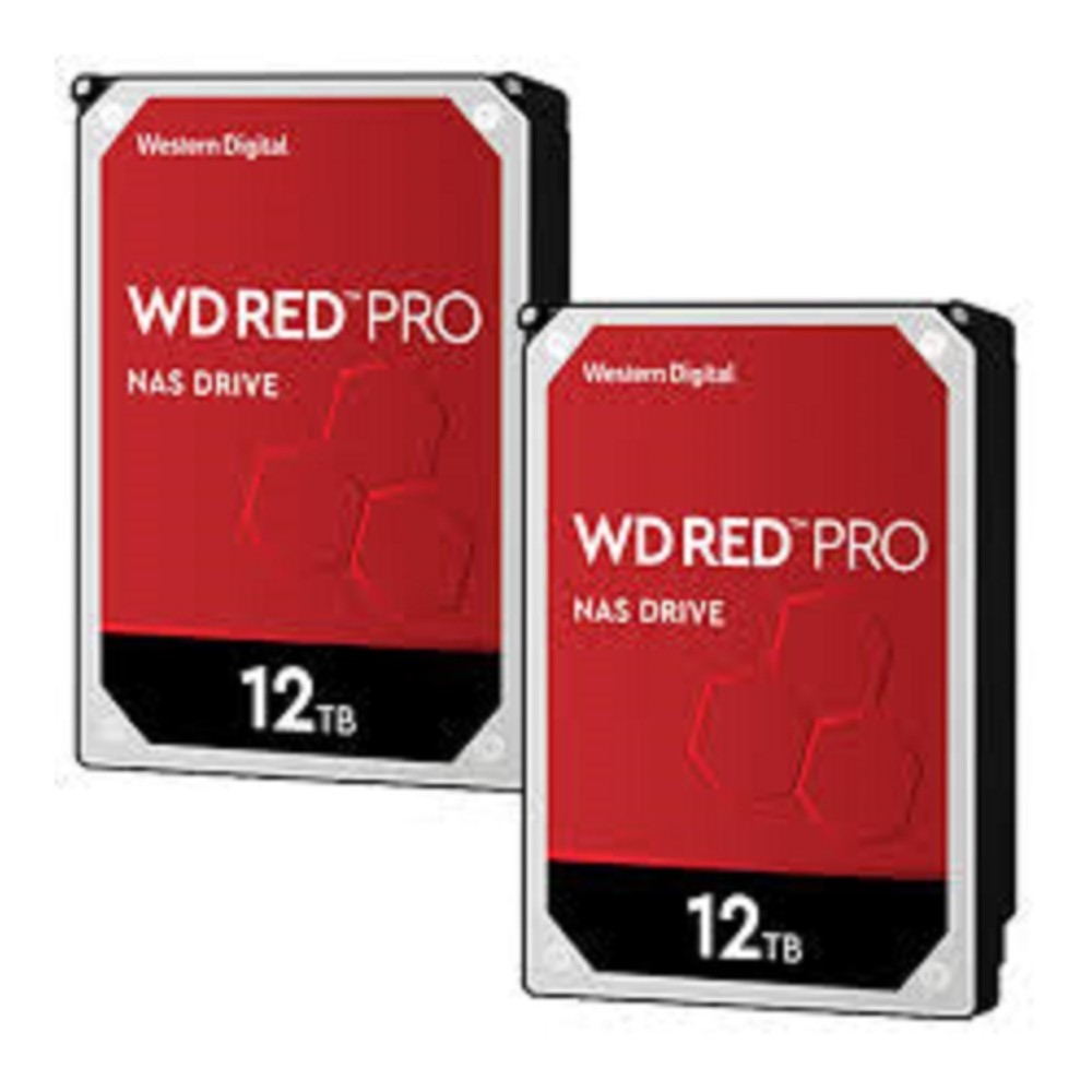 DISCO DURO INTERNO WD RED PRO 12TB 3.5 ESCRITORIO SATA3 6GB/S 256MB 7200RPM 24X7 HOTPLUG NAS 1-24 BA [ WD121KFBX ][ HD-2037 ]