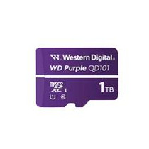 MEMORIA WD PURPLE SC QD101 MICRO SDXC 1TB VIDEOVIGILANCIA 24/7 CLASE 10 U1 LECT 50MB/S ESC 40MB/S WD [ WDD100T1P0C ][ RAM-4315 ]