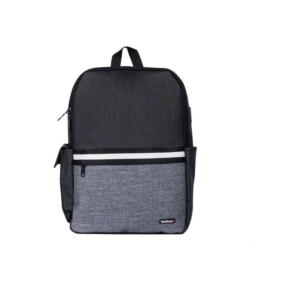 MOCHILA BACKPACK TECHZONE TZ21LBP01-A NEGRA [ TZ21LBP01-A ][ AC-10282 ]