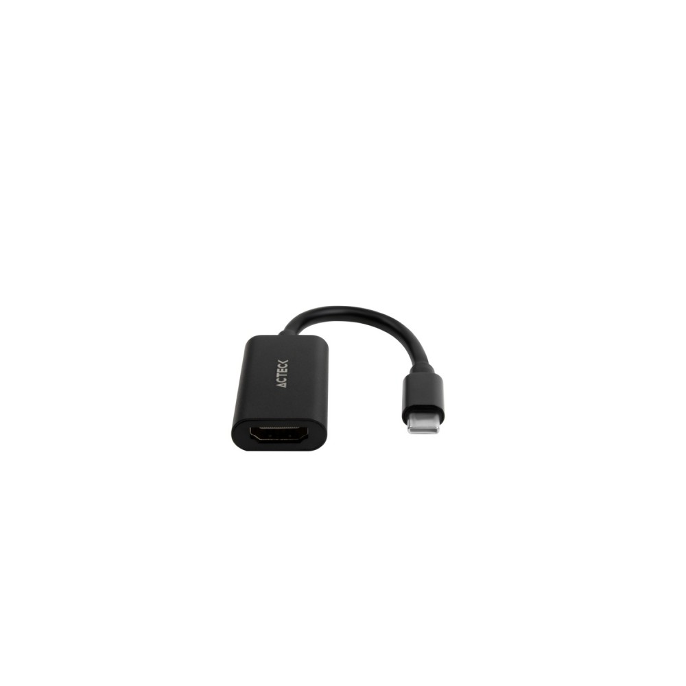 ADAPTADOR ACTECK SHIFT PLUS AH440 / HDMI A USB C / 4K / 10 CM / NEGRO / AC-934701 [ AC-934701 ][ AC-10872 ]