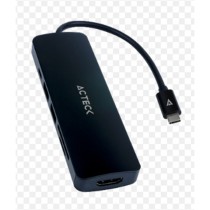 HUB ACTECK GATE 6 DH660 / USB C / 5 PUERTOS / USB C - 2X USB A - LECTOR DE MEMORIAS - HDMI / 15 CM / [ AC-934619 ][ AC-10909 ]