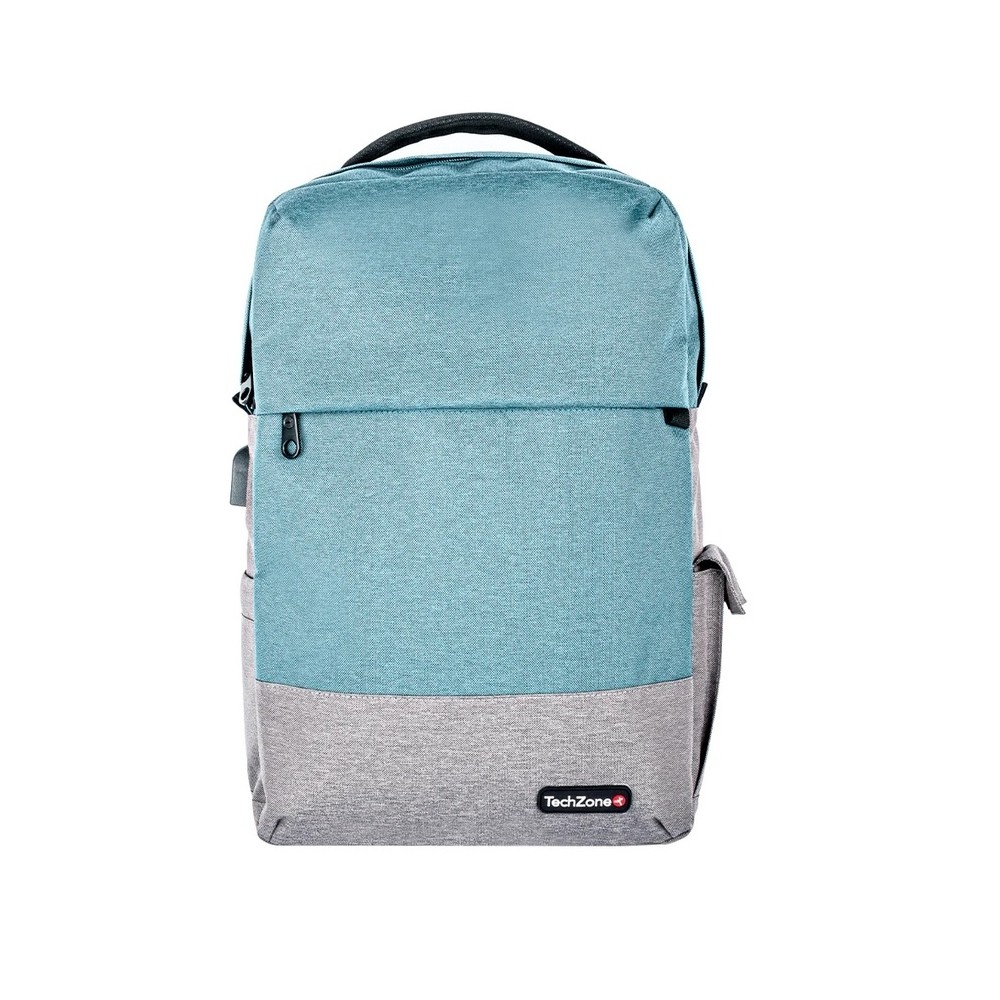 MOCHILA BACKPACK TECHZONE STRONG TZ21LBP07-A 15.6 AZUL CIELO [ TZ21LBP07-A ][ AC-10984 ]