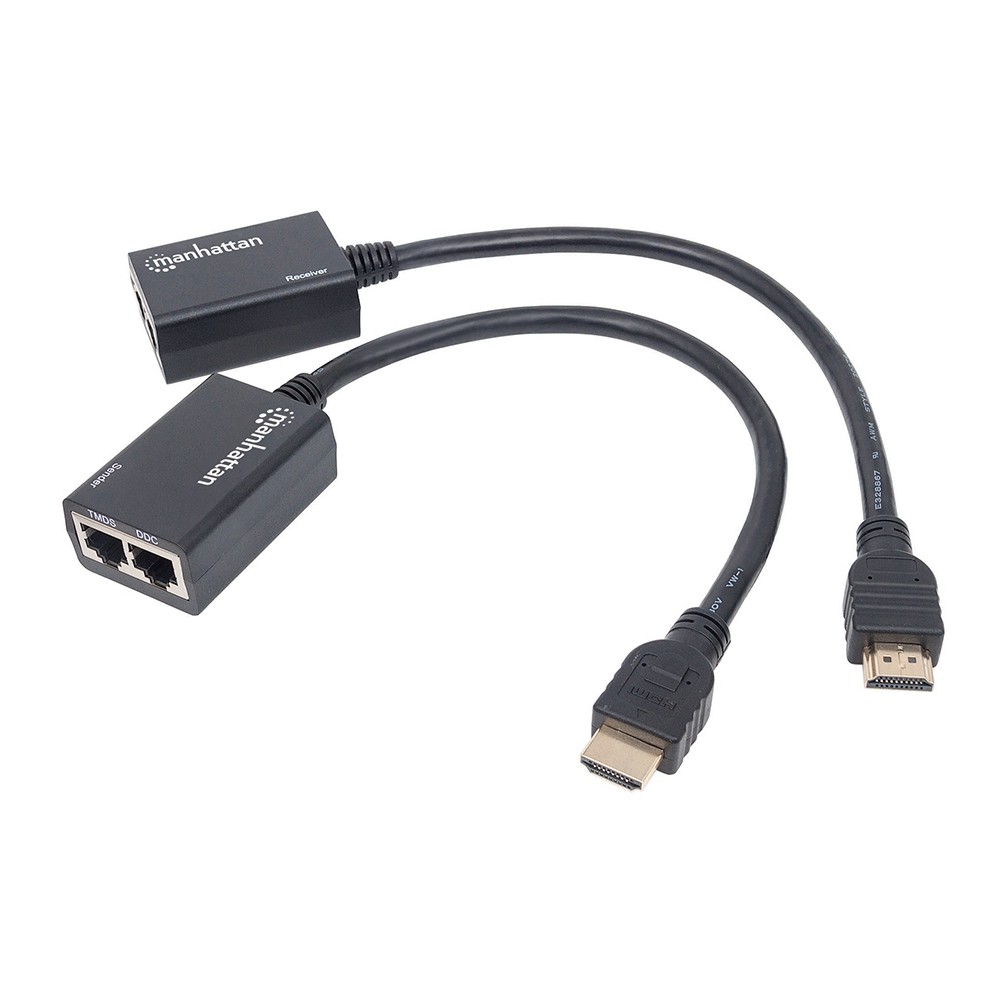 EXTENSOR VIDEO,MANHATTAN,207386, HDMI, 30M VIA CAT 5/6 [ 207386 ][ AC-5133 ]