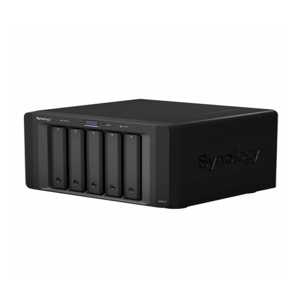 UNIDAD DE EXPANSION SYNOLOGY DX517 5 BAHIAS 3.5 Y 2.5 SATA HDD/SATA 2.5 SSD/HASTA 50TB/HOT-SWAP [ DX517 ][ AC-5715 ]