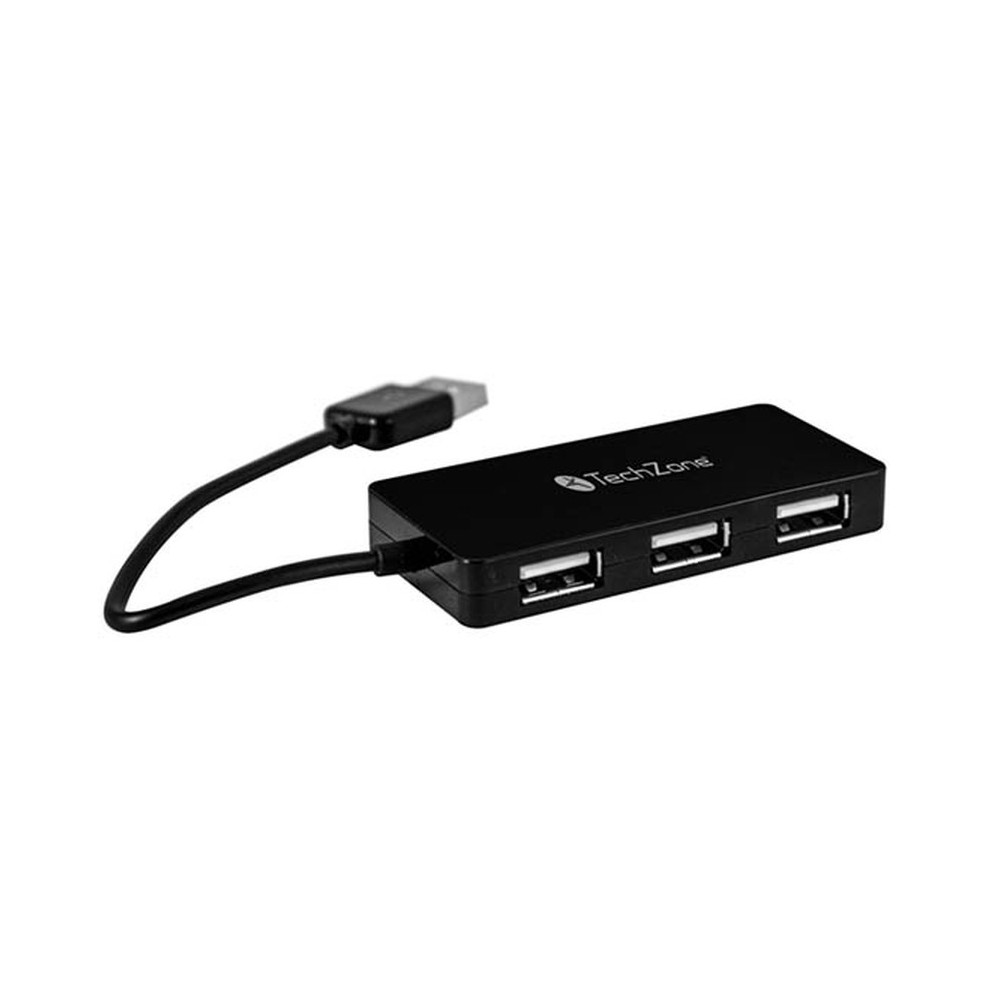 HUB TECHZONE TZ17HUB02 4 PUERTOS USB 2.0 [ TZ17HUB02 ][ AC-5894 ]