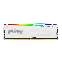 MEMORIA RAM KINGSTON FURY BEAST DDR5 WHITE (2X32GB) EXPO 64GB 6000MHZ CL30 RGB (KF560C30BWEAK2-64) [ KF560C30BWEAK2-64 ][ RAM-4442 ]