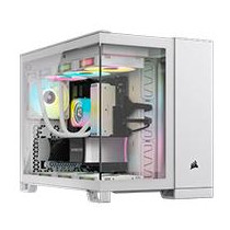 GABINETE CORSAIR 2500X LINK /BLANCO /SEMITORRE/MICROATX-MITX / CRISTAL TEMPLADO/GAMER/ RGB (CC-90112 [ CC-9011268-WW ][ CS-964 ]