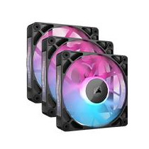 VENTILADOR CORSAIR ICUE LINK RX120 PWM /120MM/NEGRO/GAMER/KIT INICIO TRIPLE/RGB [ CO-9051018-WW ][ CF-446 ]