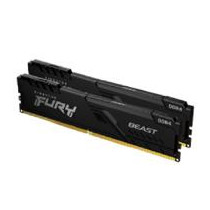 KIT MEMORIA KINGSTON FURY BEAST BLACK XMP/  DDR4 /16GB (2X8GB) / 3200MT/S / DIMM / CL16  (KF432C16BB [ KF432C16BBK216 ][ RAM-4314 ]