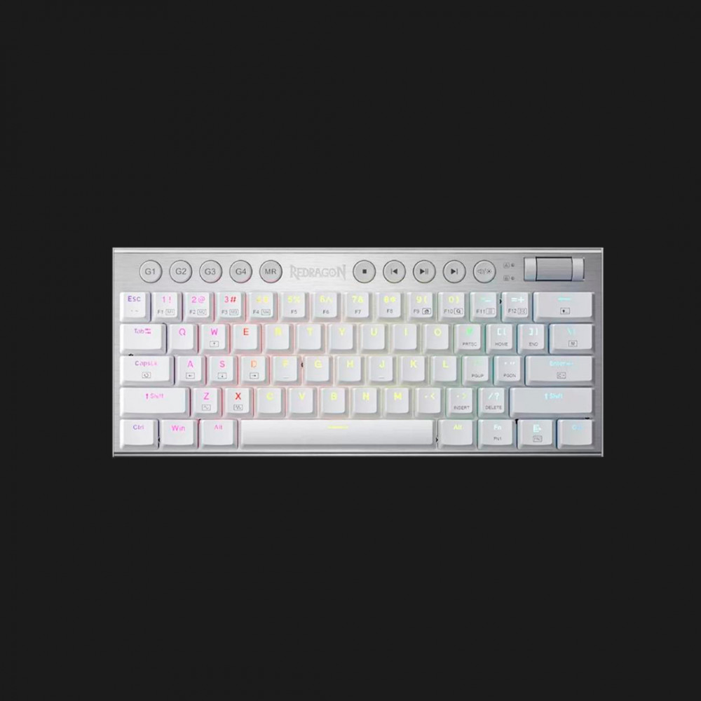 Teclado mecánico Mini Horus K632 White - Alámbrico [ 8800-0191 ]