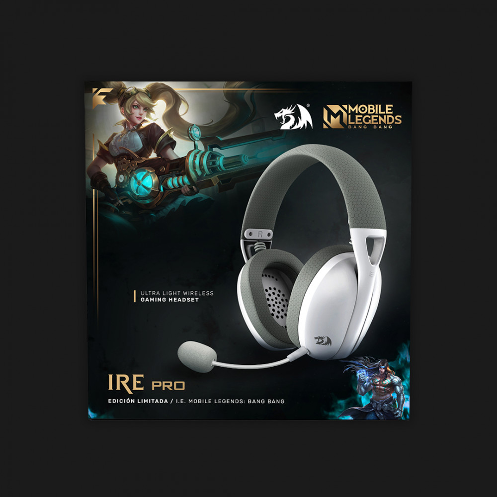 Edición Especial: Headsets IRE PRO H848 White/Grey [ 8800-0170 ]