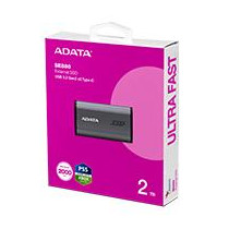 UNIDAD DE ESTADO SOLIDO SSD EXTERNO ADATA SE880 2TB PORTATIL USB 3.2 USB TIPO C GRIS TITANIO WINDOWS [ AELI-SE880-2TCGY ][ HD-3052 ]