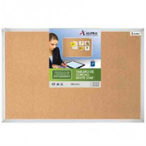 TABLERO ALFRA CORCHO WHITE STAR 40X60 CMS [ 4800 ]