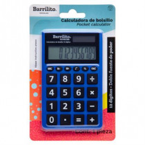 Calculadora Barrilito Bolsillo 12 Digitos Doble Fuente Poder [ 8046CBB ]