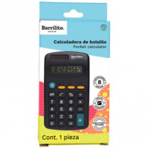 Calculadora Barrilito Bolsillo 8 Digitos 1 Pza [ 7723G ]