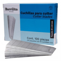 Cuchillas Barrilito Repuesto Grande Caja C/10 Tubos [ 1404 ]