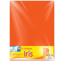 CARTULINA EUROMAC IRIS NARANJA 50X65CM C/10 [ EI0041 ]