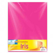 CARTULINA EUROMAC IRIS ROSA 50X65CM C/10 [ EI0044 ]