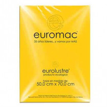 PAPEL LUSTRE EUROMAC AMARILLO ORO 50X70 25 HOJAS [ EL0004 ]