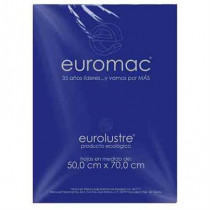 PAPEL LUSTRE EUROMAC AZUL REY 50X70 25 HOJAS [ EL0013 ]