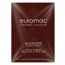 PAPEL LUSTRE EUROMAC CAFÉ 50X70 24 HOJAS [ EL0019 ]