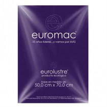 PAPEL LUSTRE EUROMAC MORADO 50X70 25 HOJAS [ EL0028 ]