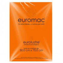 PAPEL LUSTRE EUROMAC NARANJA 50X70 25 HOJAS [ EL0031 ]