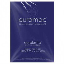 PAPEL LUSTRE EUROMAC AZUL MARINO 50x70 25 HOJAS [ EL0052 ]