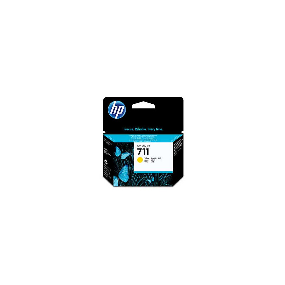 TINTA HP LF 711 AMARILLO 29ML DESIGNJET [ CZ132A ]