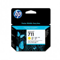 TINTA HP LF 711 AMARILLO 3PACK DESIGNJET [ CZ136A ]