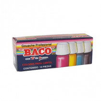 PINTURA BACO P/CARTEL 20ML PLATA #70 C/10 [ PN024 ]