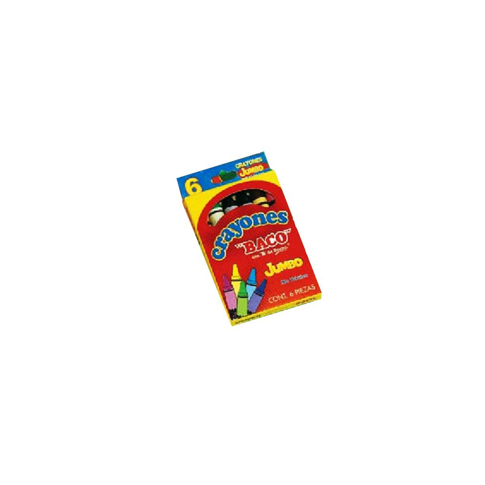 CRAYON BACO REDONDO JUMBO CAJA C/6 [ CY004 ]