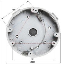 ACCESORIOS/DAHUA/DH-PFA138/CAJA DE CONEXIONES COMPATIBLE CON SERIES HDBW1/ INCLUIDOS HDBW3231/3802E- [ DH-PFA138 ][ AC-11178 ]