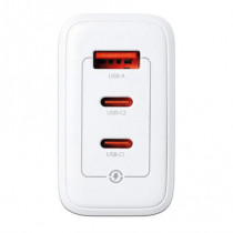 CARGADOR ADATA USB DE PARED 65W GAN 2PUERTO USB TIPO C 1 PUERTO USB A ENCHUFE PLEGABLE BLANCO [ CHARGERU-0653-QCPDWH ]